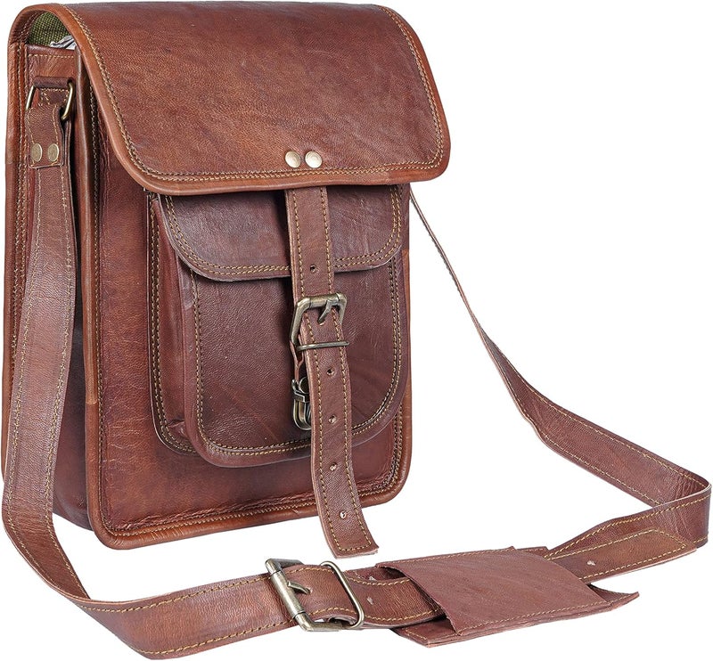 cuero 11 inch Small Crossbody Shoulder Genuine Leather iPad/Tablet Vintage Messenger Bag For 10.5 inch iPad Pro for Women & Men - Image 2